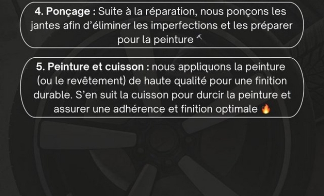 Processus de réfection de jantes à Chabeuil, Chabeuil, DKBOSS26